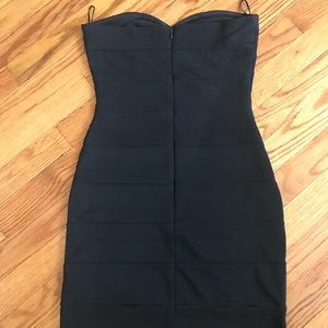 Strapless Black Bandage dress